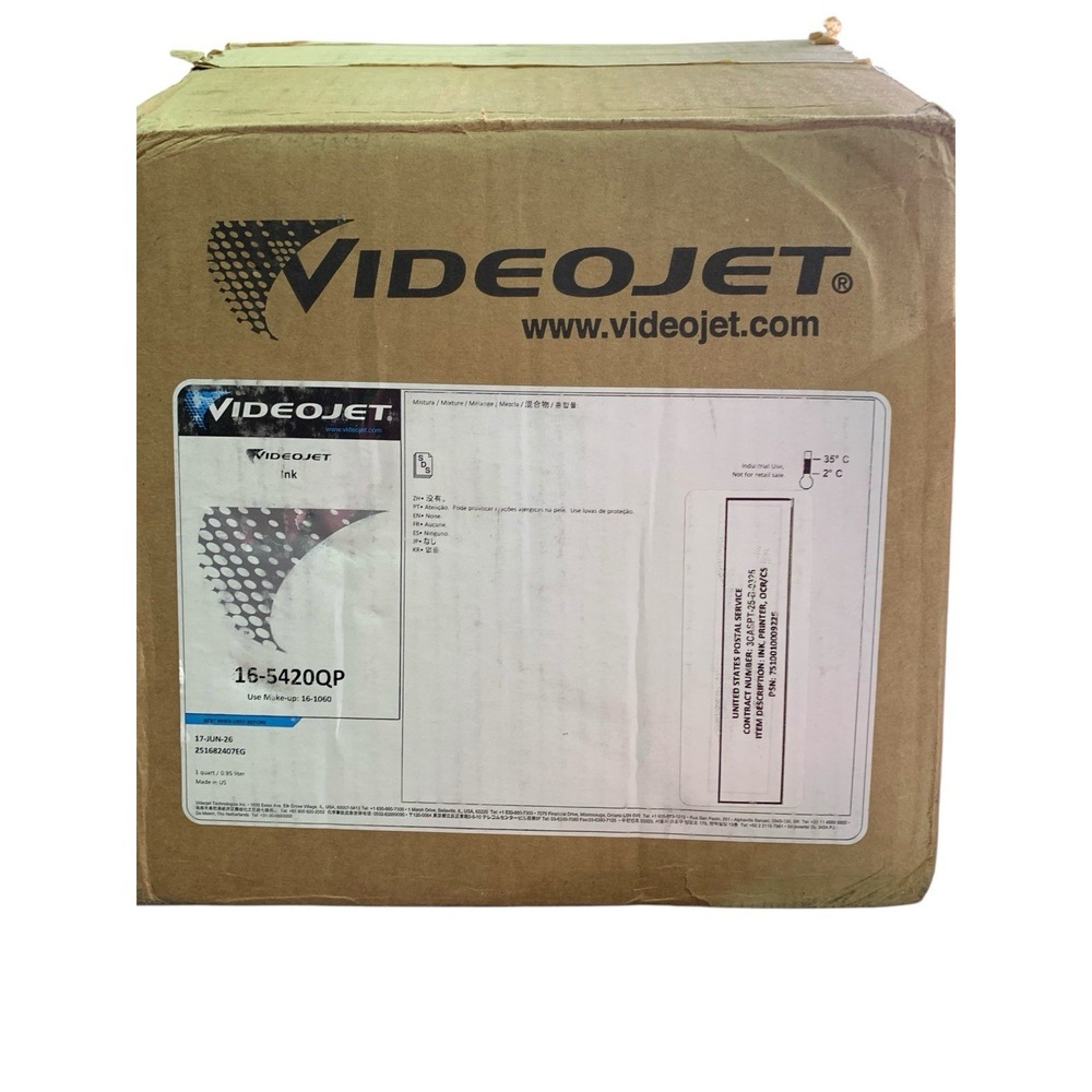 9 Pack Case- Videojet Coding Ink- For Coding Label Machine - Picture 2 of 6